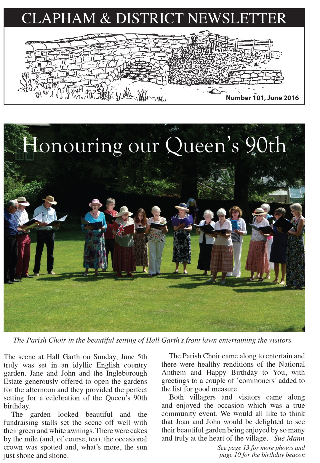 Queen's 90th Newsletter No 101 June 2016