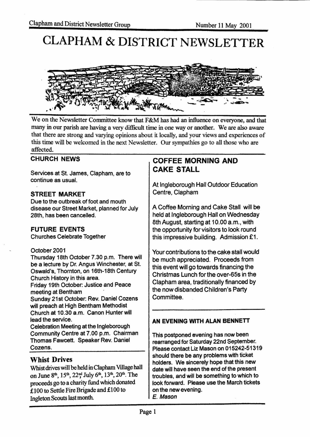 Clapham_Newsletter_No11_May_2001-1