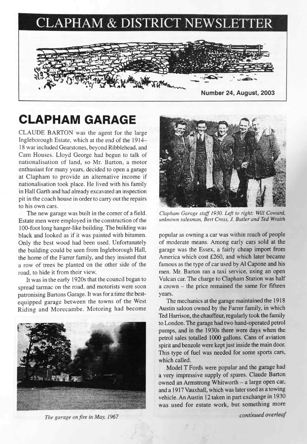 Clapham_Newsletter_No24_August_2003-1