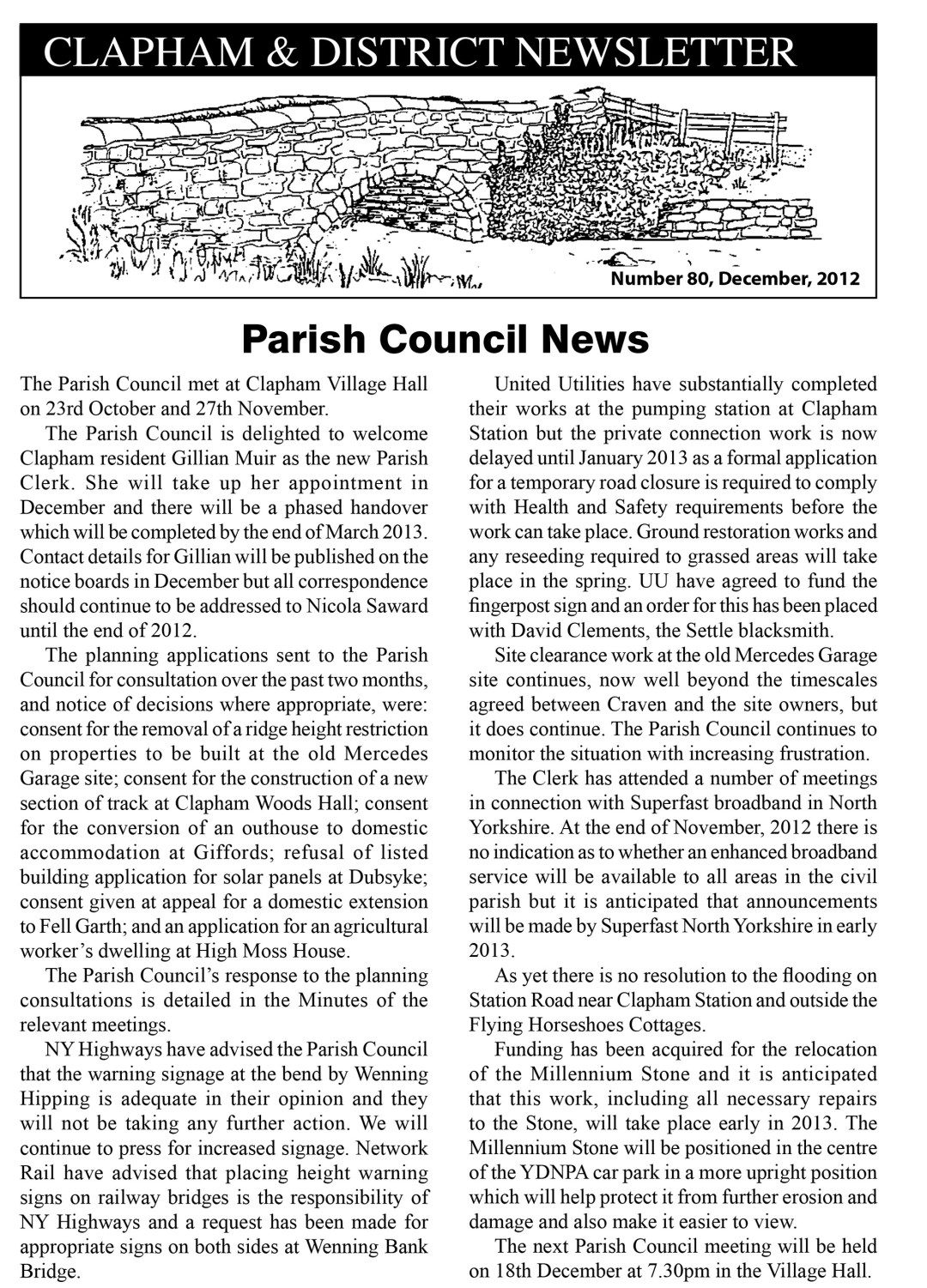 Clapham_Newsletter_No80_Dec_2012-1