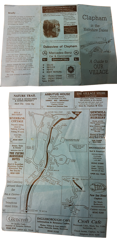 Clapham Development Leaflet 1990